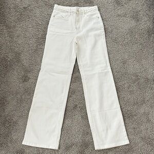 Judy Blue Women's white wide leg Jeans, size 7/28